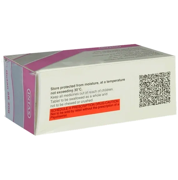 qutan sr 200mg tablet 10's